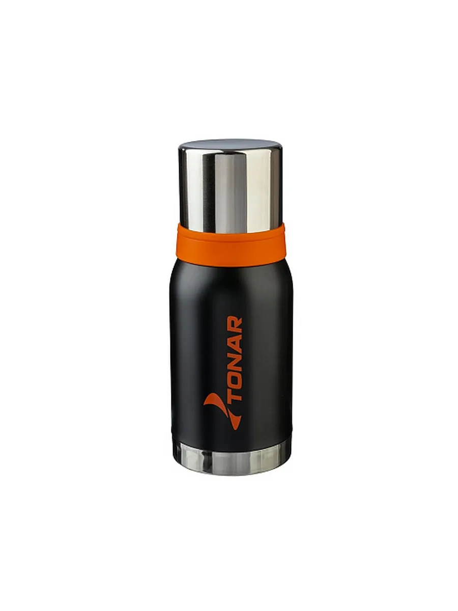 Термос (HS.TM-038) 750ML черный (2 крышки-кружки) TONAR