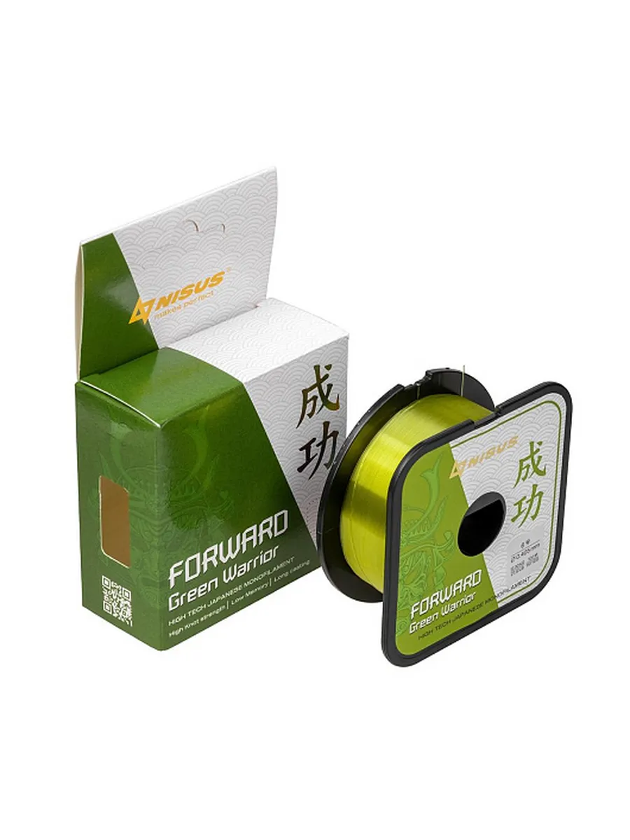 Леска FORWARD Green Warrior 0,405mm/100m Nylon