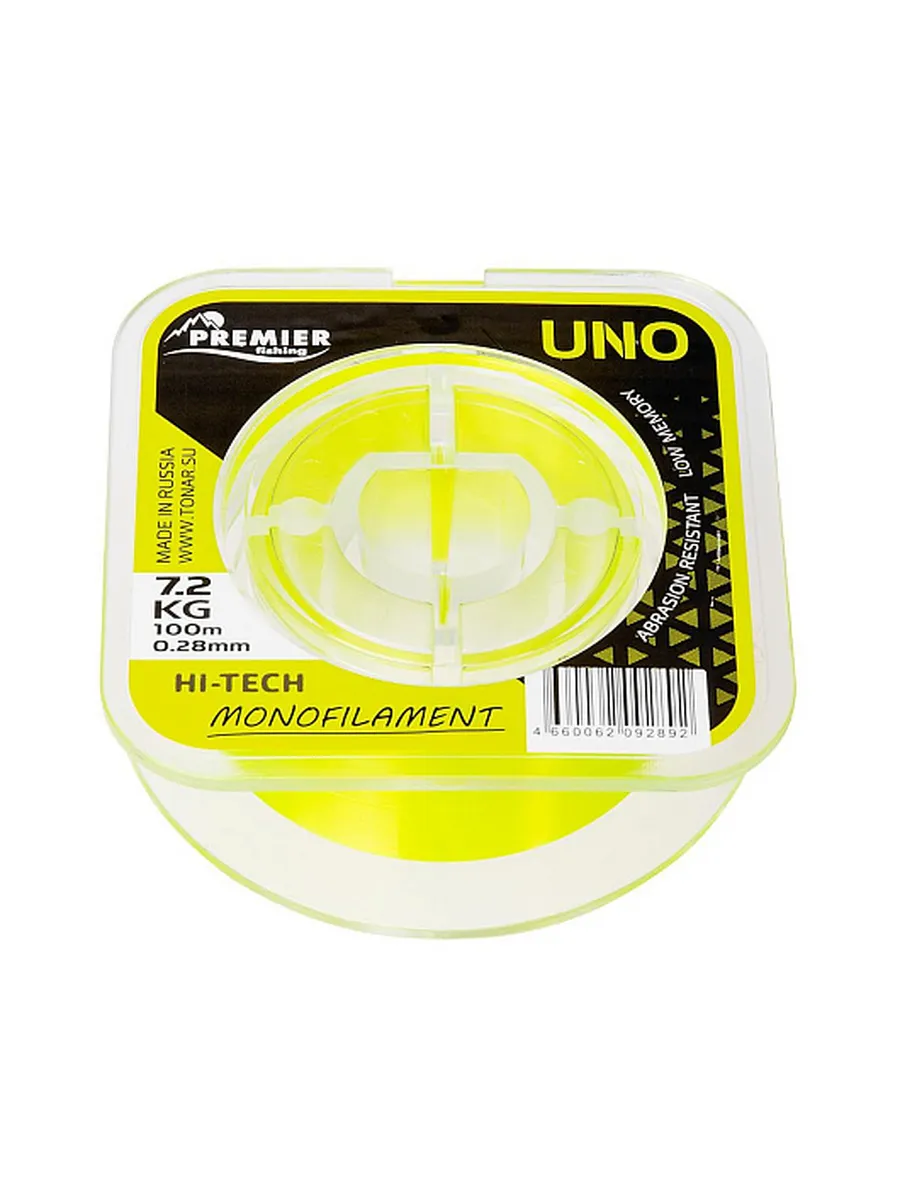 Леска UNO 0,28mm/100m F.Yellow Nylon