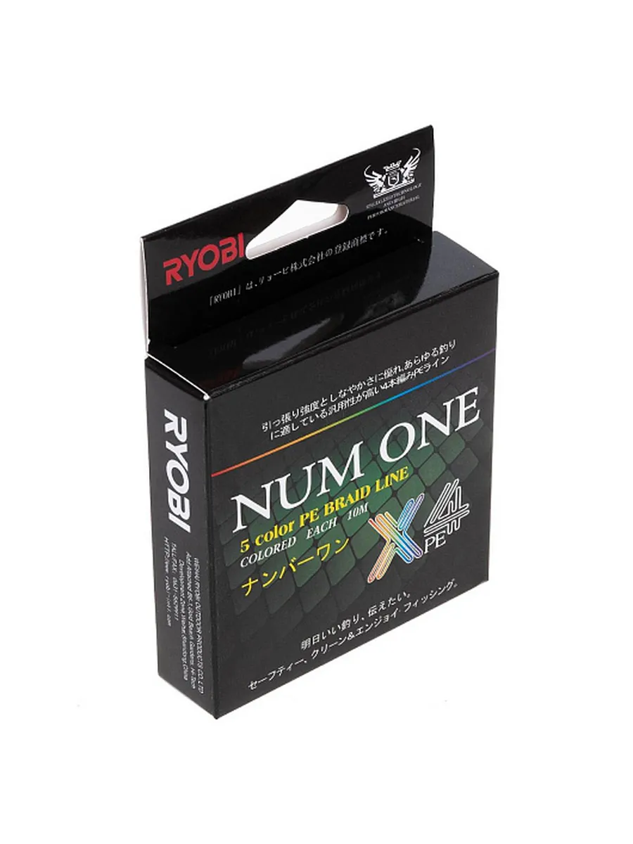 Шнур NUM ONE PE4X-100M 1.5#/0,205 mm Multi Colour