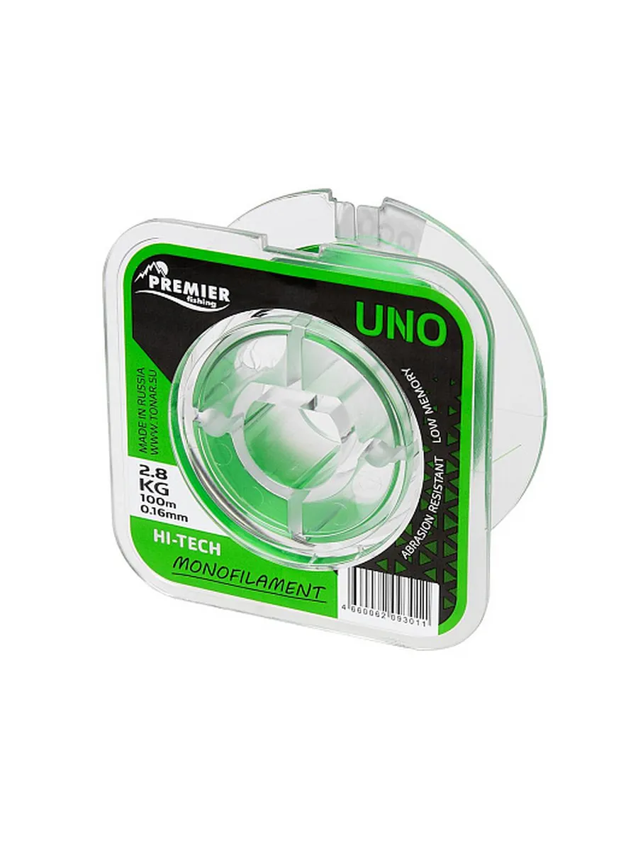 Леска UNO 0,16mm/100m Green Nylon