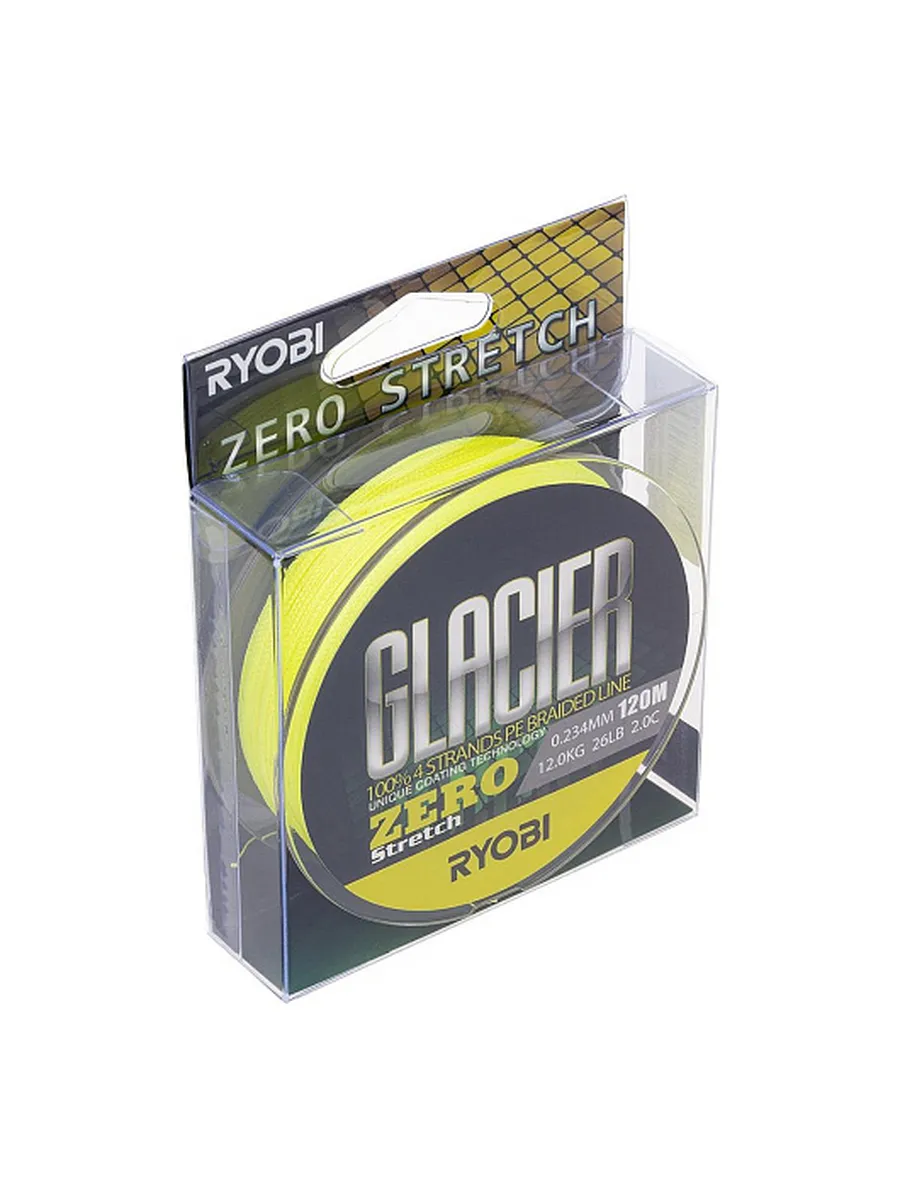 Шнур GLACLER ZERO-120M 2,0/d-0.234mm yellow