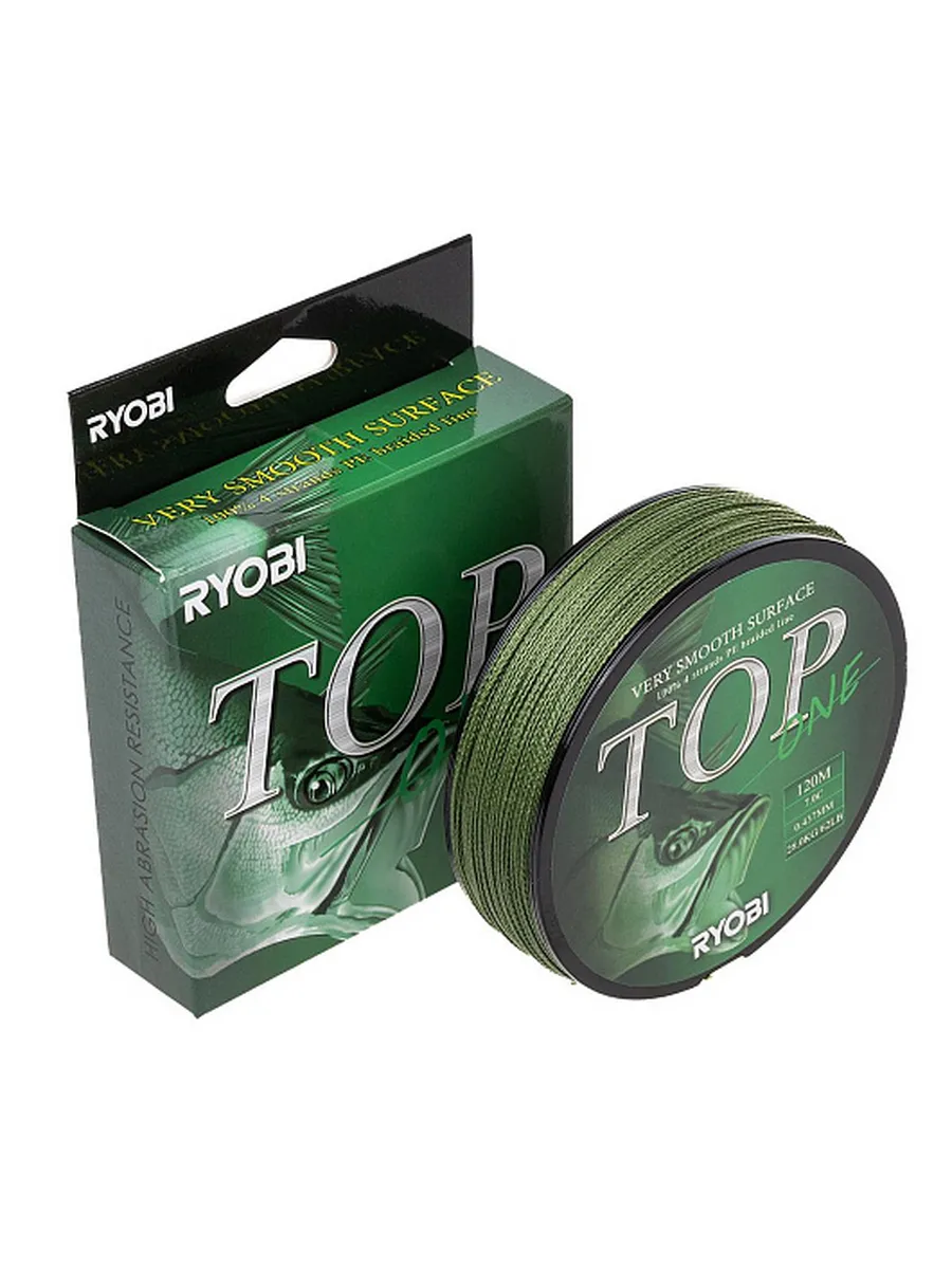 Шнур TOP PE4X-120M 7,0/d-0.437mm