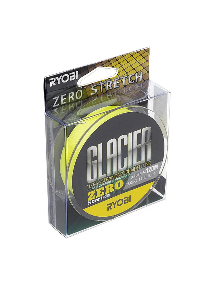 Шнур GLACLER ZERO-120M 0.4/d-0.105mm yellow