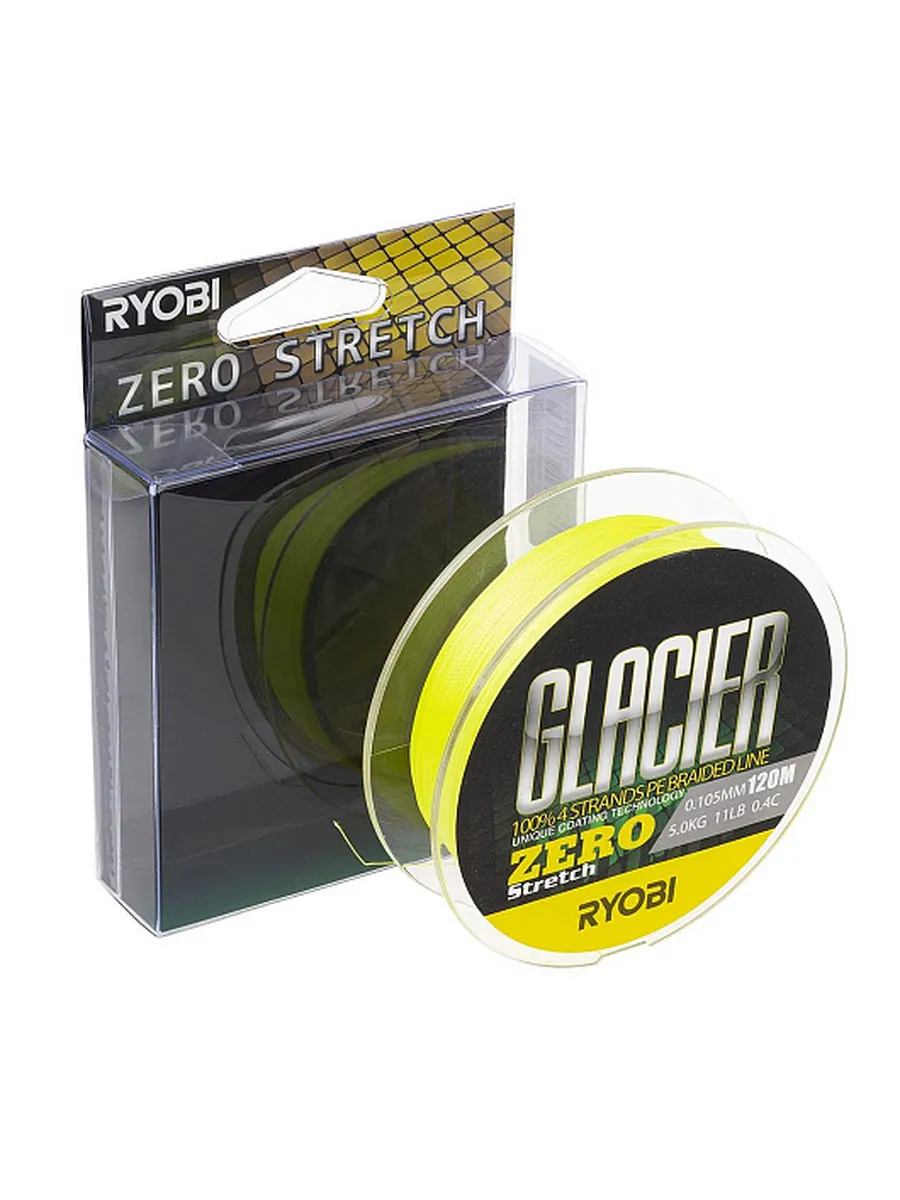 Шнур GLACLER ZERO-120M 0.4/d-0.105mm yellow