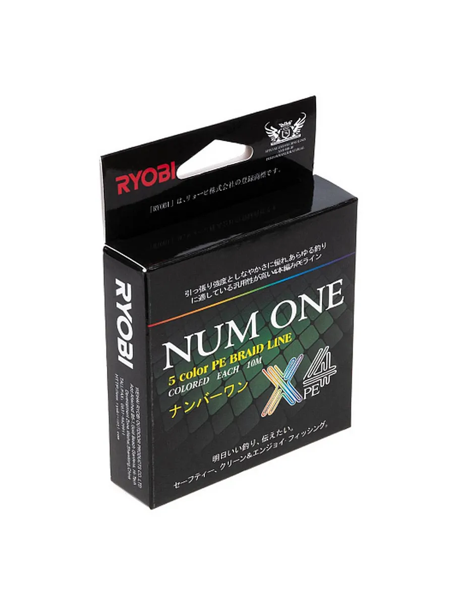 Шнур NUM ONE PE4X-100M 2.5#/0,260 mm Multi Colour