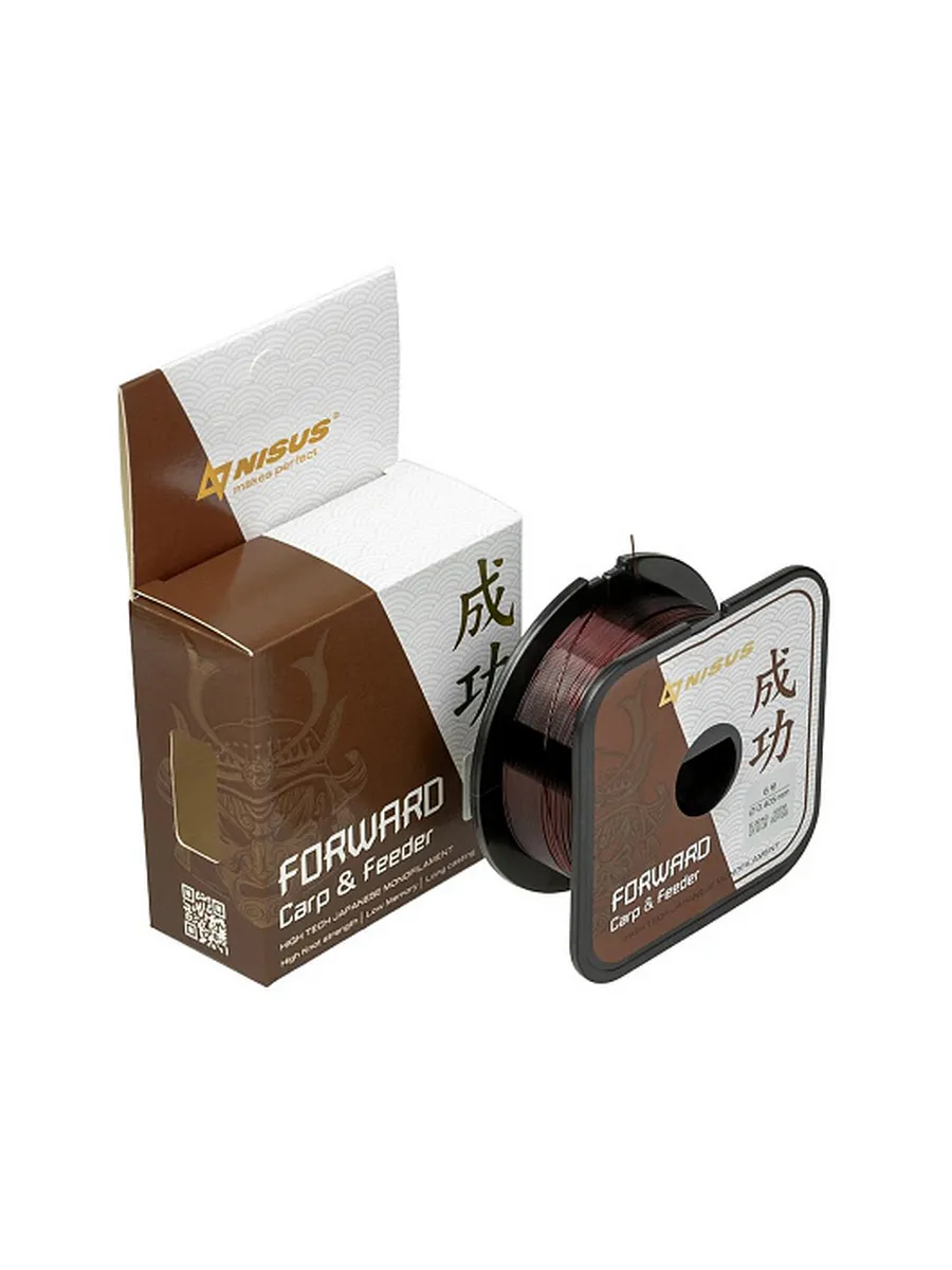 Леска FORWARD Carp & Feeder brown 0,405mm/100m Nylon