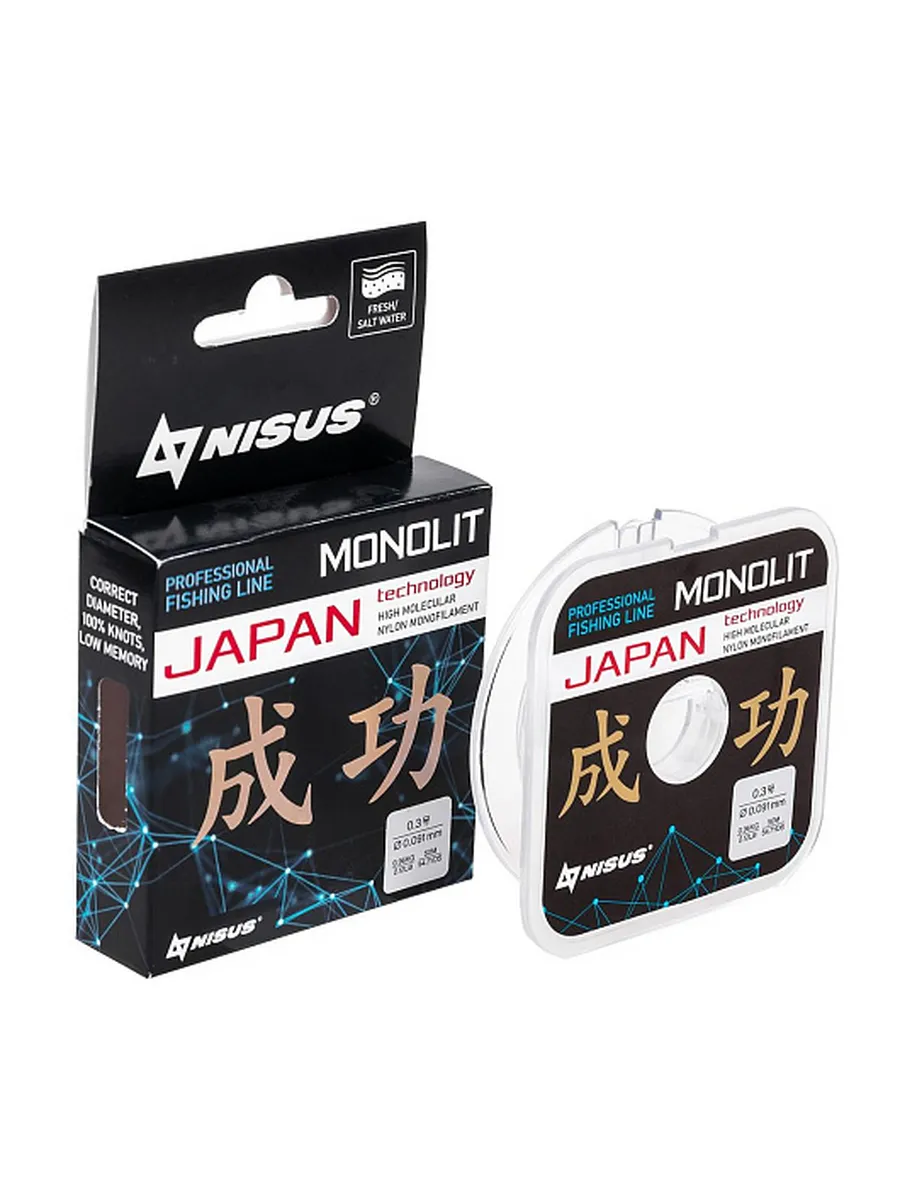 Леска MONOLIT 0,091mm/50m Nylon Transparent