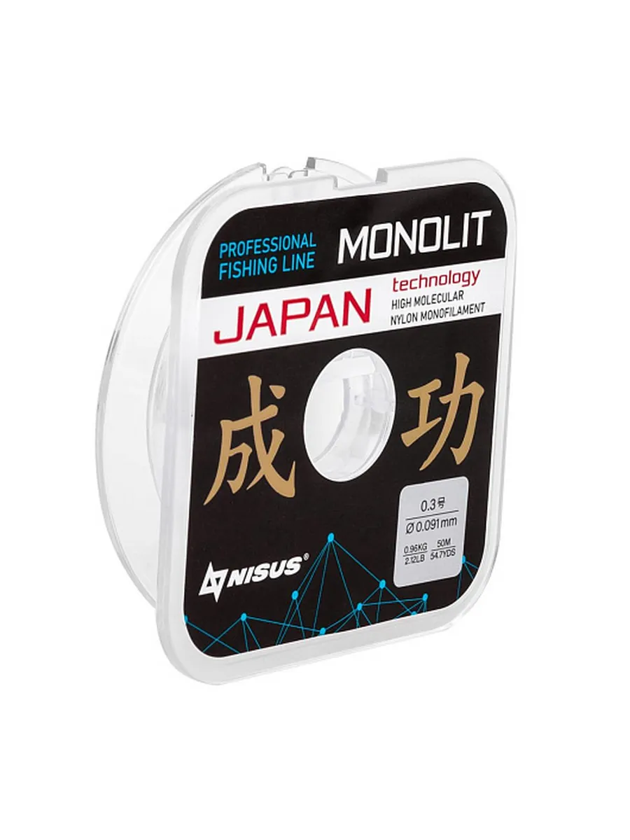 Леска MONOLIT 0,091mm/50m Nylon Transparent