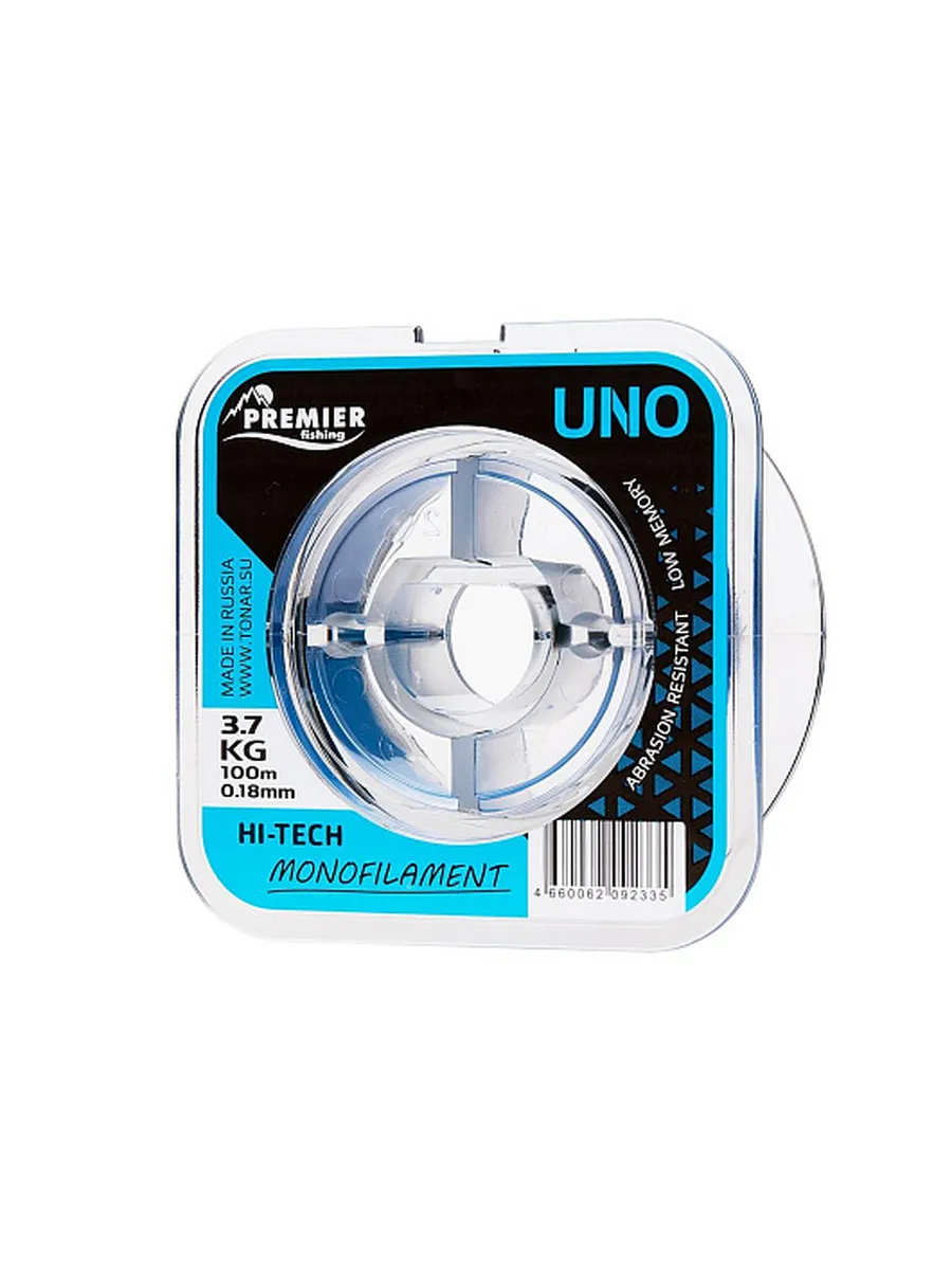 Леска UNO 0,18mm/100m Blue Nylon