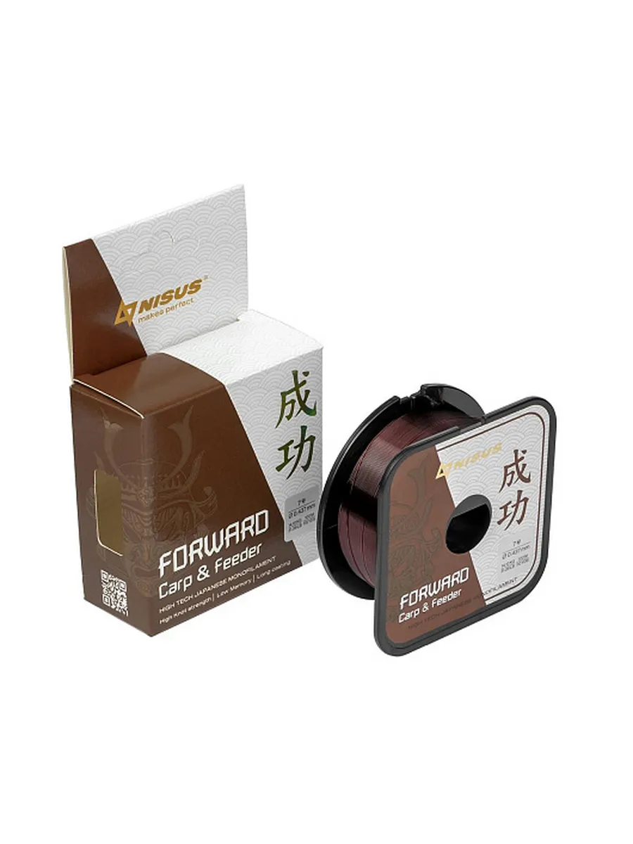 Леска FORWARD Carp & Feeder brown 0,437mm/100m Nylon