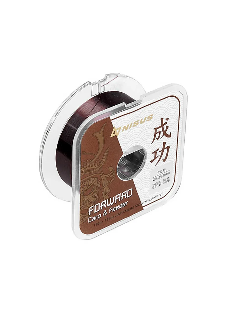 Леска FORWARD Carp & Feeder brown 0,261mm/100m Nylon