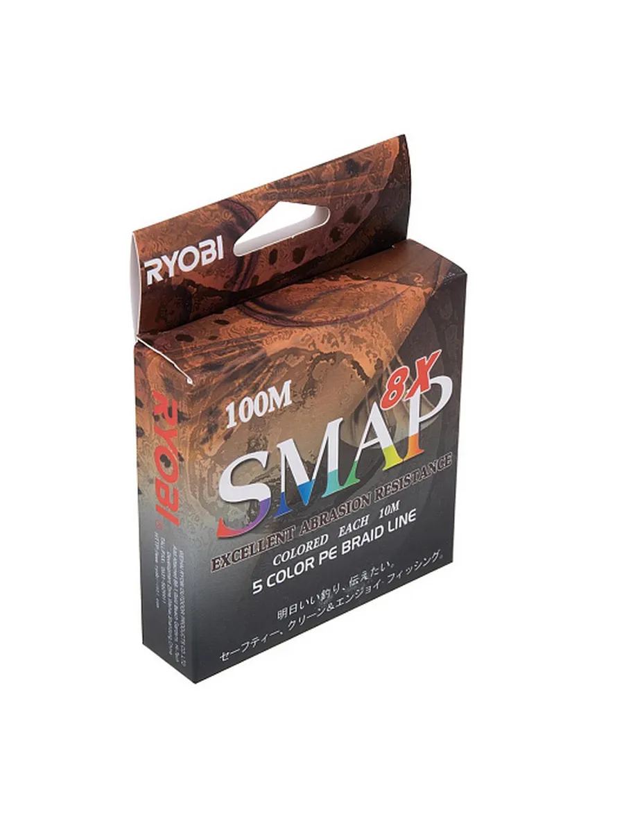 Шнур SMAP PE8X-100M 3.5# Multi Colour 0,31мм