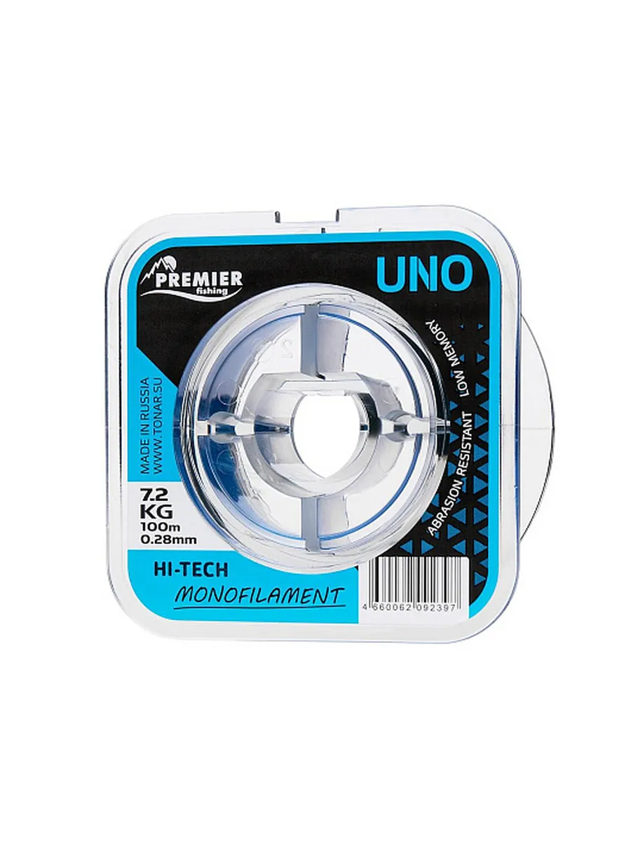 Леска UNO 0,28mm/100m Blue Nylon