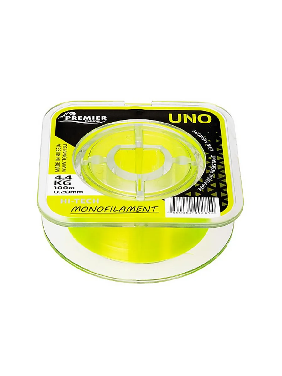 Леска UNO 0,20mm/100m F.Yellow Nylon
