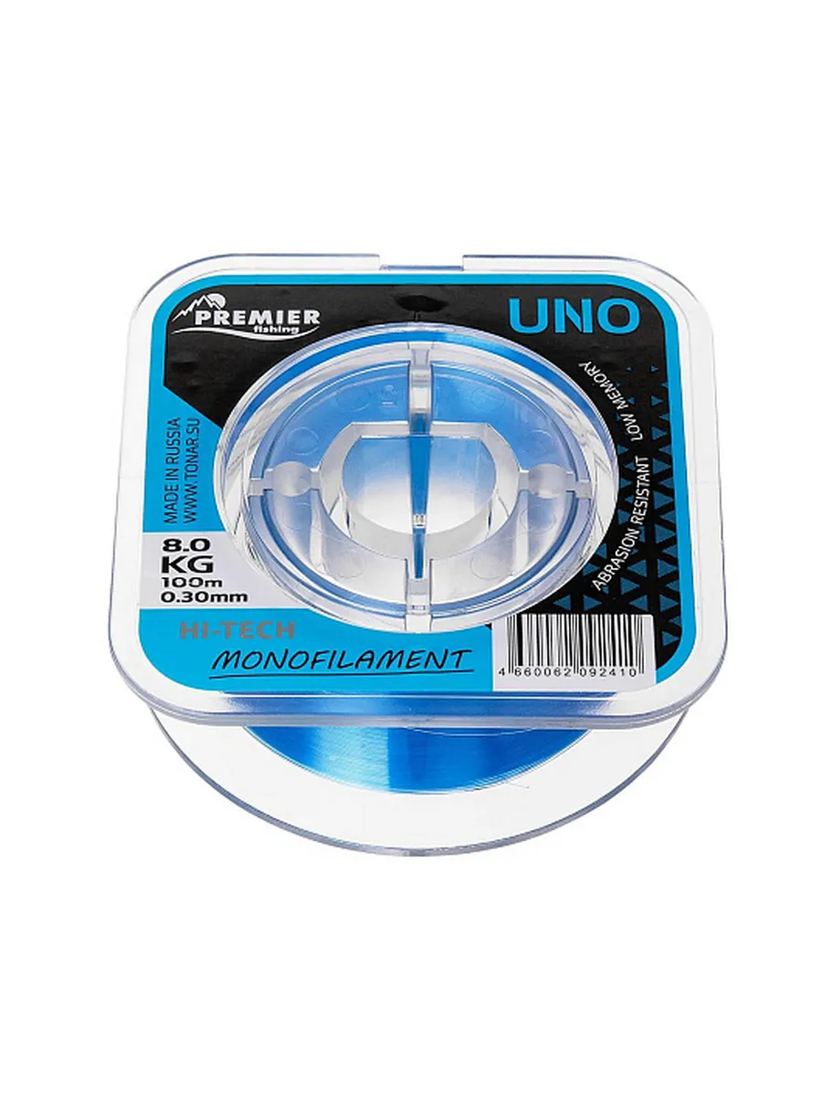 Леска UNO 0,30mm/100m Blue Nylon