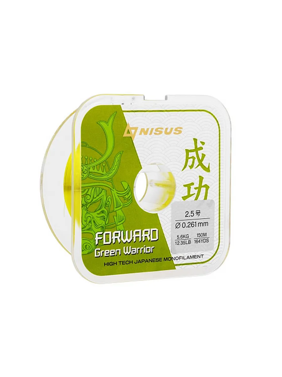 Леска FORWARD Green Warrior 0,261mm/150m Nylon