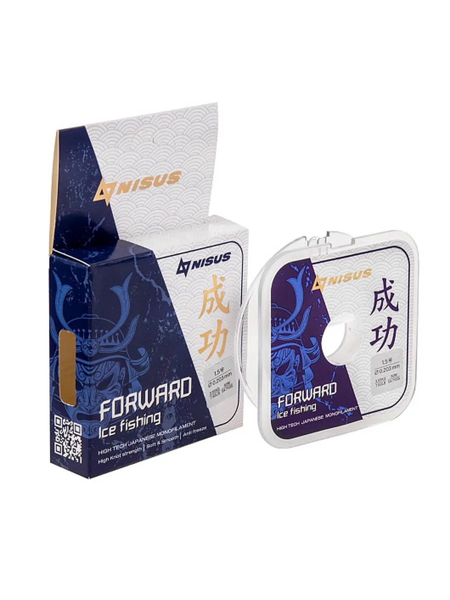 Леска FORWARD ICE FISHING 0,203mm/50m Nylon Transparent