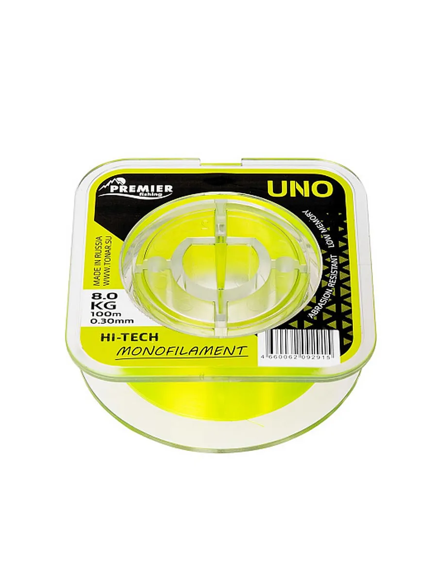 Леска UNO 0,30mm/100m F.Yellow Nylon