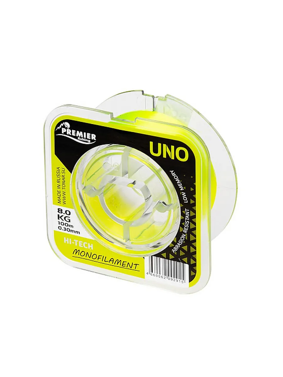 Леска UNO 0,30mm/100m F.Yellow Nylon