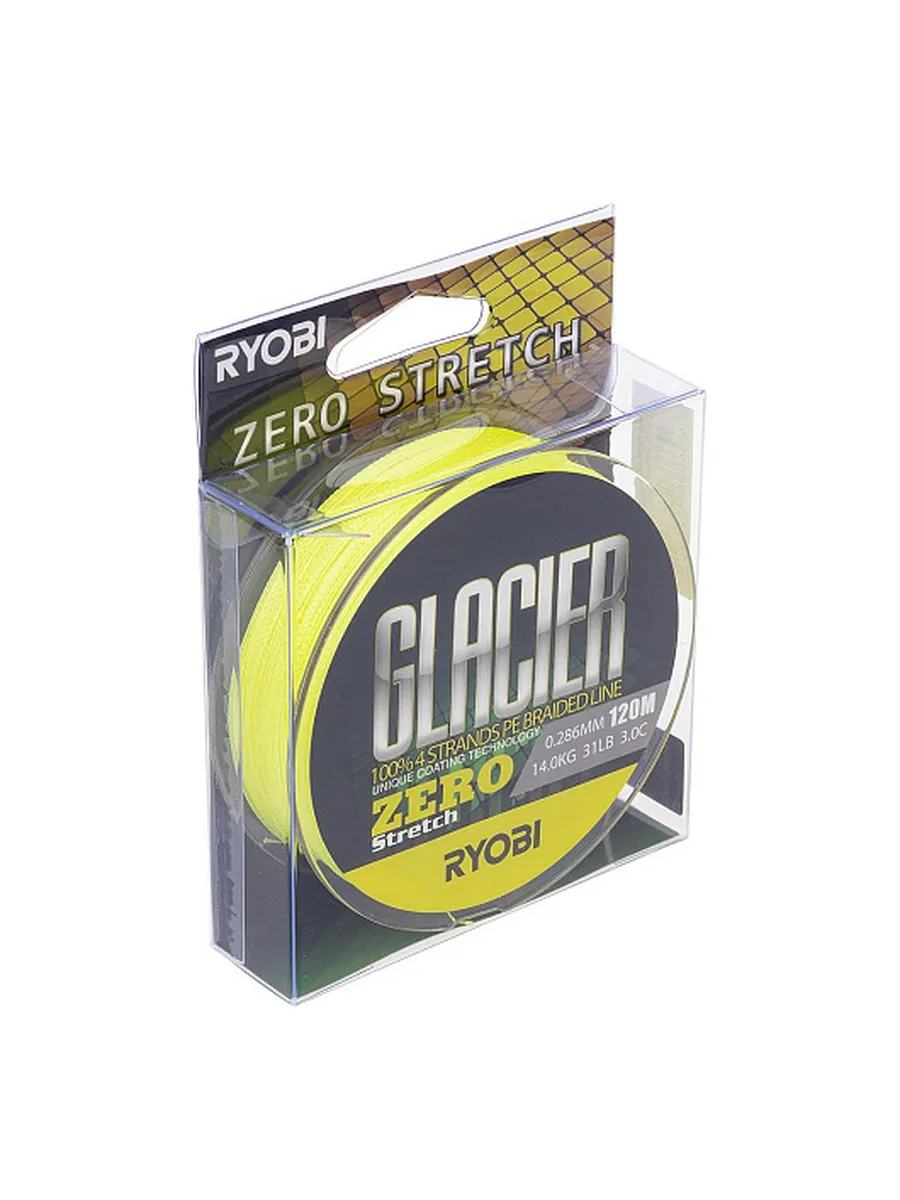 Шнур GLACLER ZERO-120M 3,0/d-0.286mm yellow