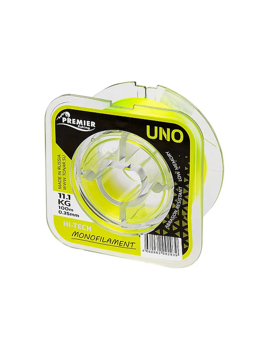 Леска UNO 0,35mm/100m F.Yellow Nylon