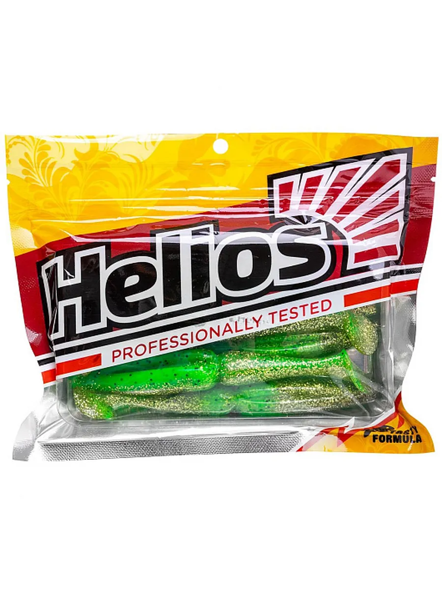 Виброхвост Guru 5,0"/12,7 см Green Peas 5шт. (HS-31-051) Hel