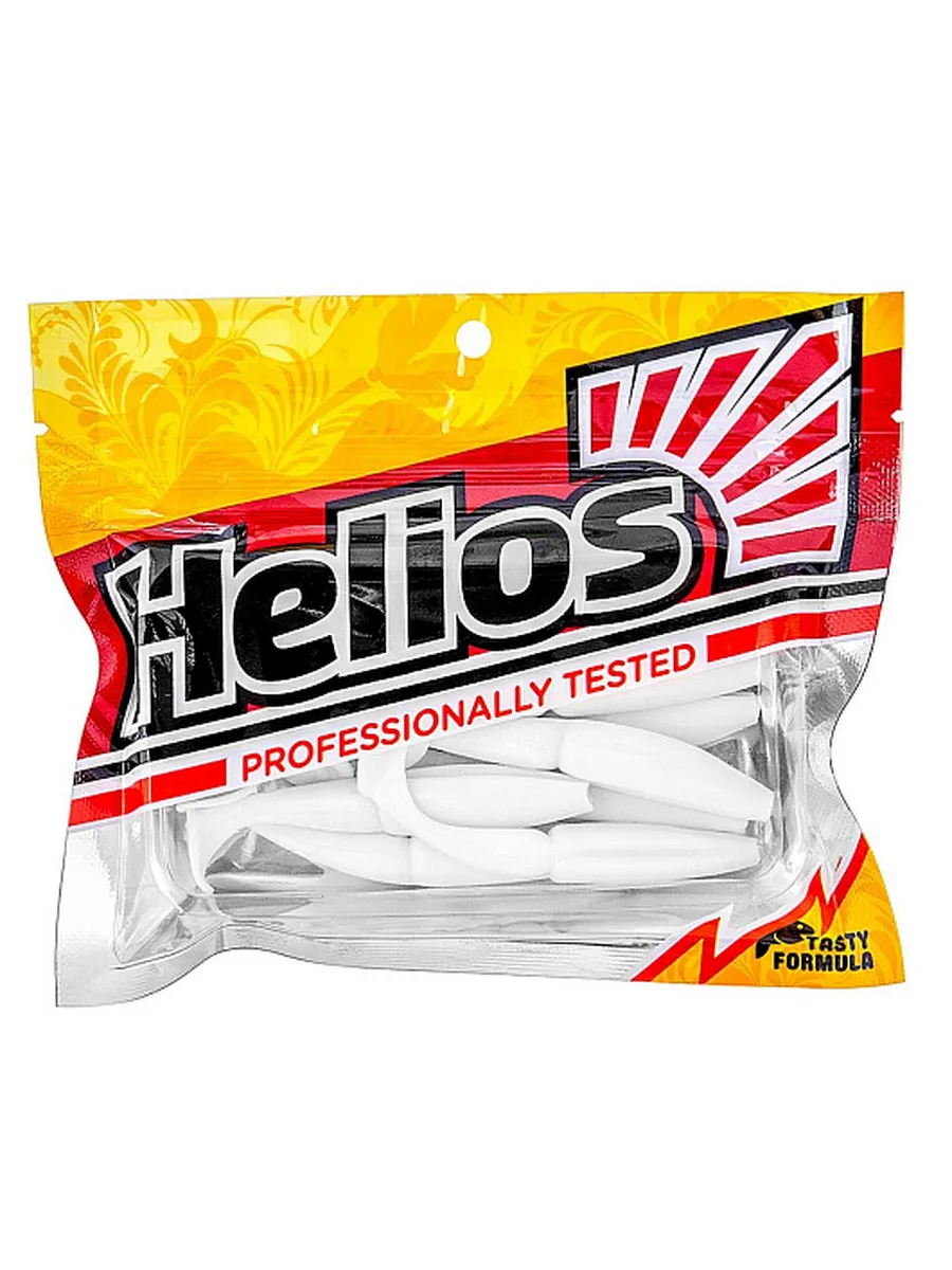 Виброхвост Guru 5,0"/12,7 см White 5шт. (HS-31-001) Helios (
