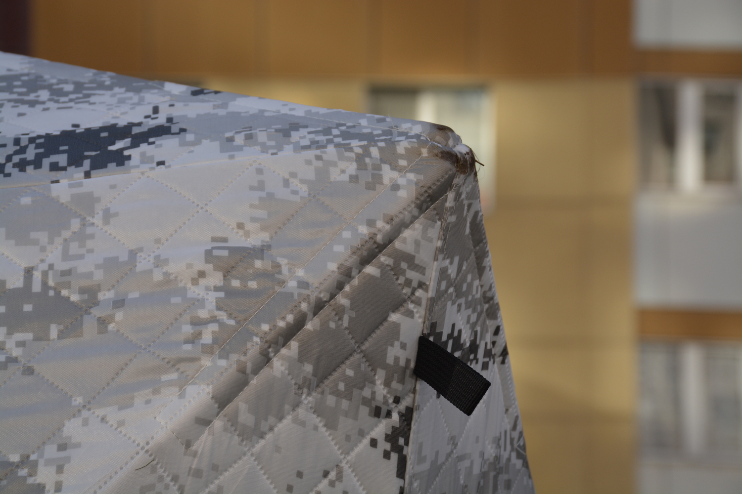 Палатка куб утеплённая (Цвет:пиксель-зима) 2.00м*2.00м*2.10м Улов 2001