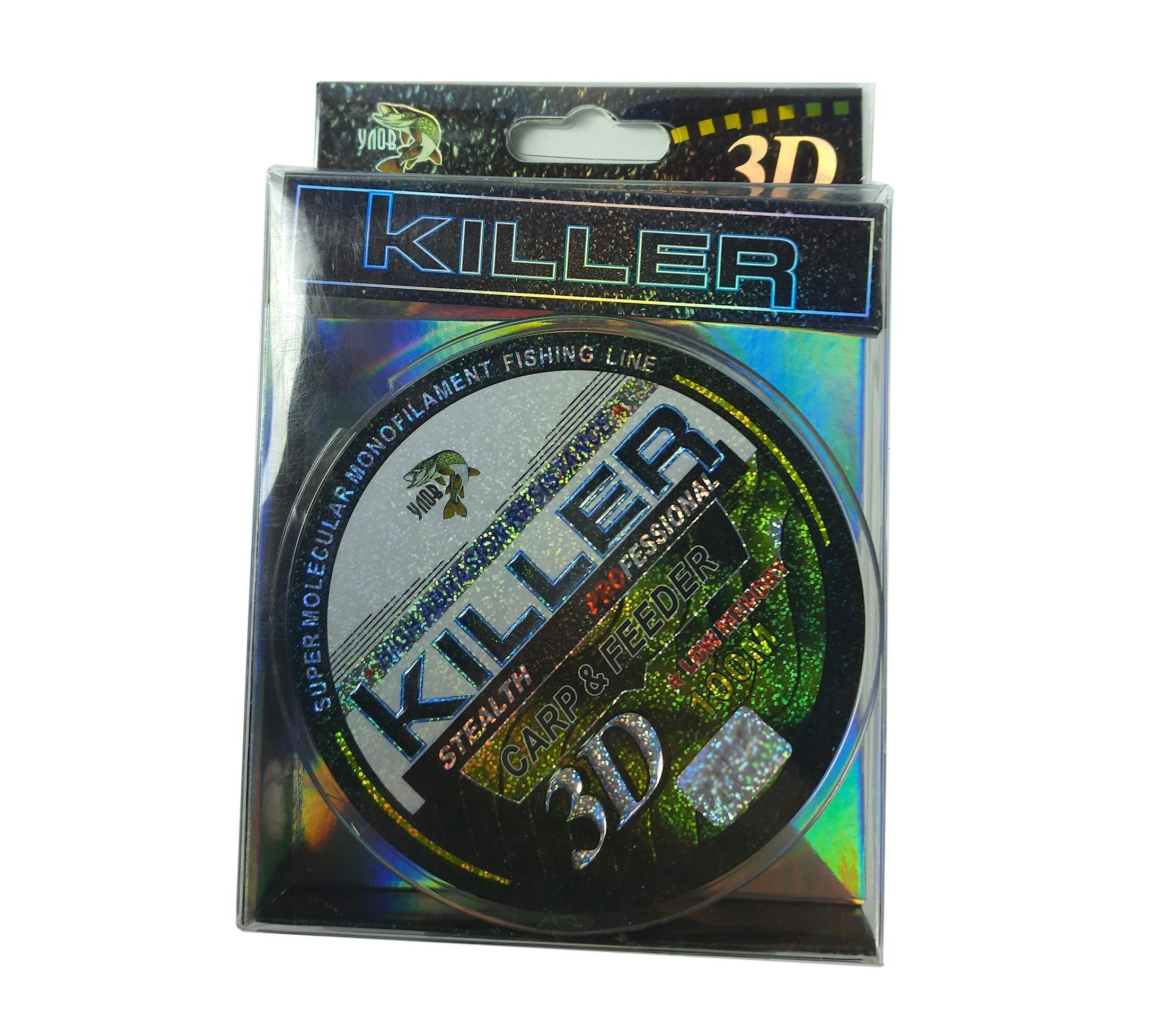Леска 3D KILLER 0,40mm 100м