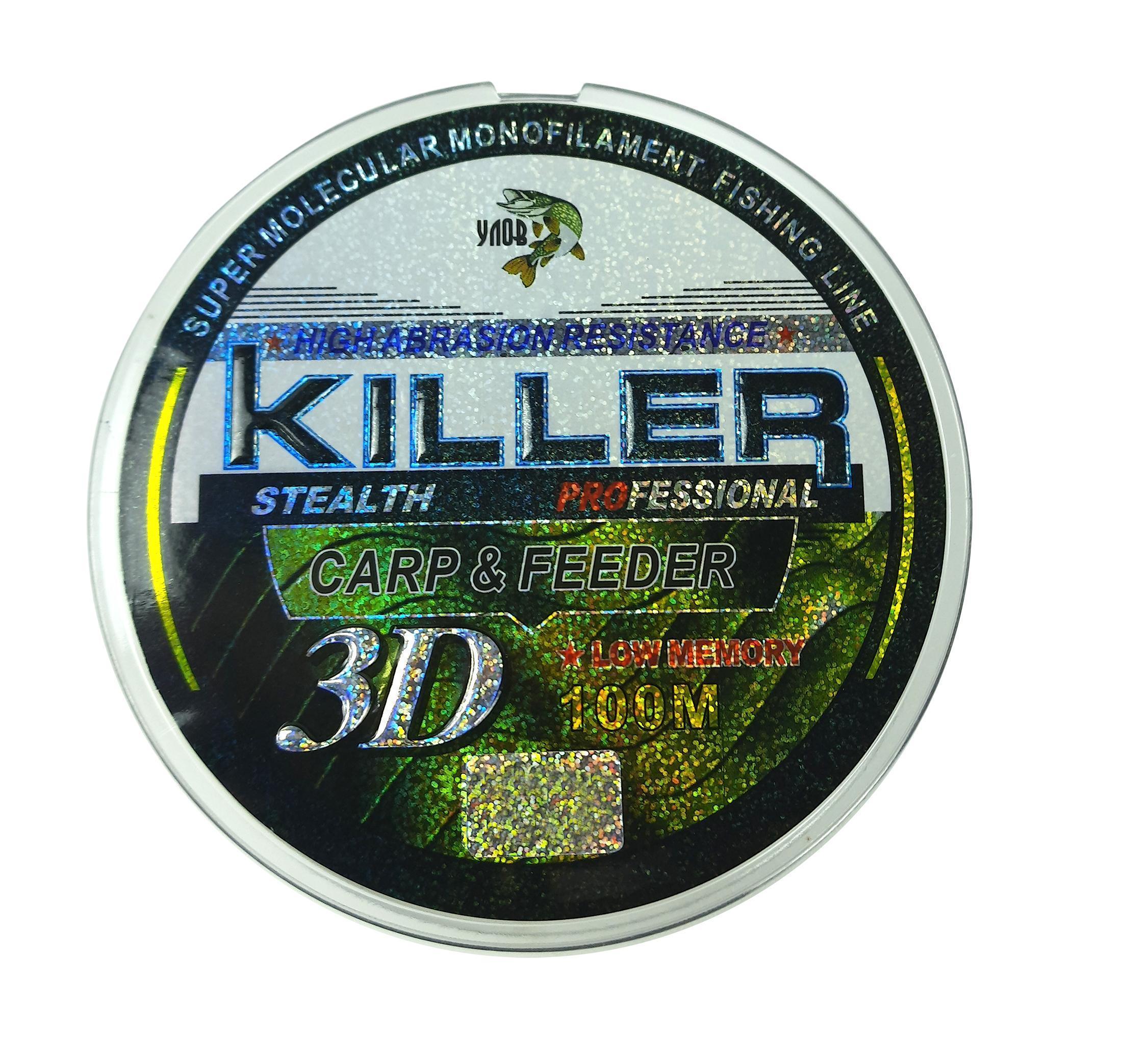 Леска 3D KILLER 0,40mm 100м