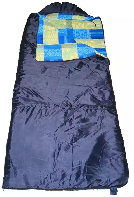 Спальный мешок БАТЫР XXL СОШ-3 (220*90) синий (синтепон) Helios