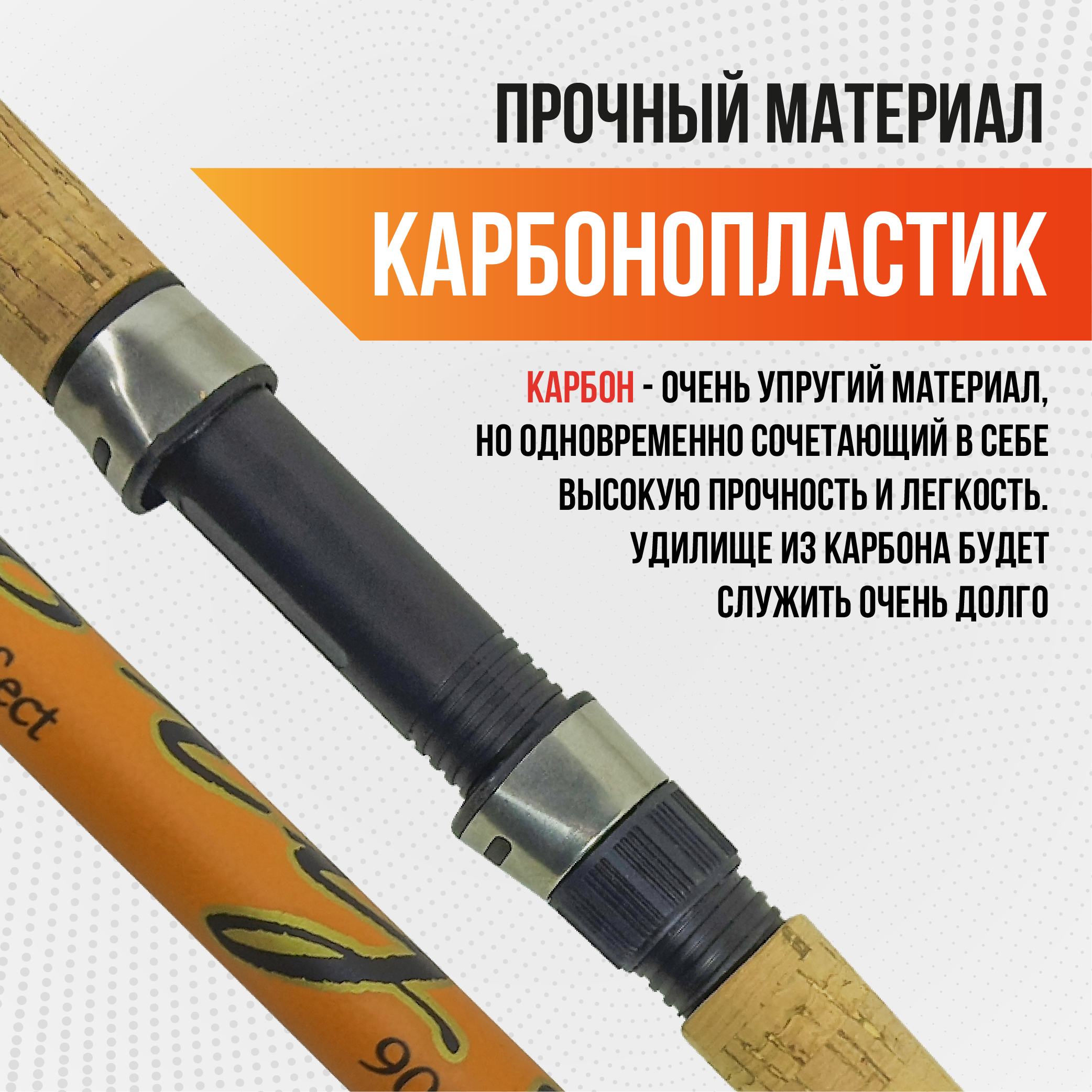 Спиннинг Victory, длина 2,70м, тест 1-7г, штекер